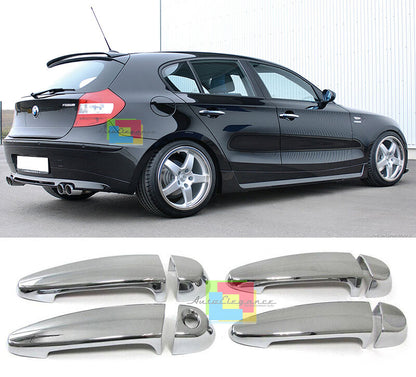 SET COPRI MANIGLIE CROMATE PER BMW SERIE 1 E87 2004-2011