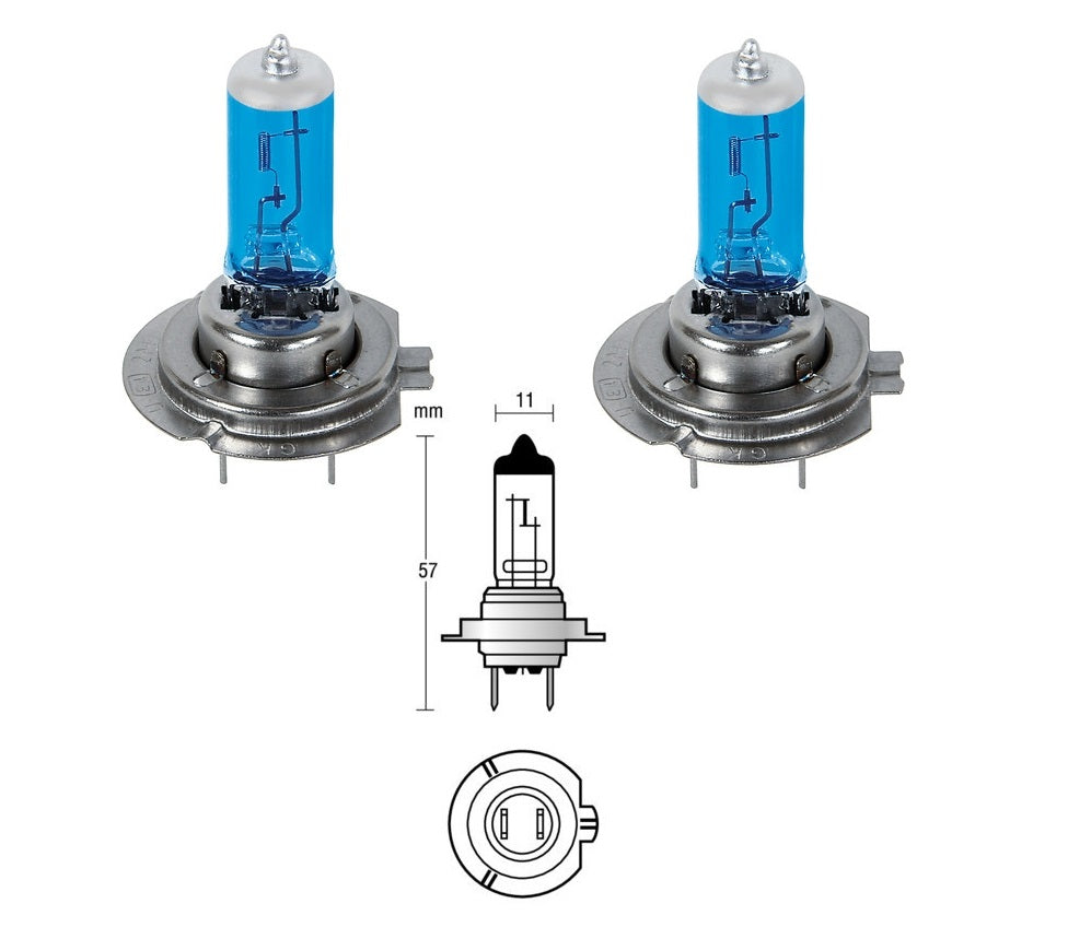 ALFA ROMEO 156 GIUGIARO LUCI ANABBAGLIANTI COPPIA NO ERROR H7 BLU EFFETTO XENON AUTOELEGANCERICAMBI