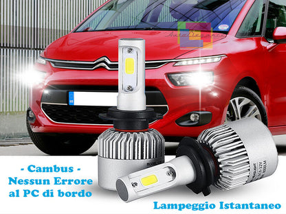 LAMPADE ANABBAGLIANTI LED CITRO&Euml;N C4 PICASSO 2013+ ISTANTANEO 6000K