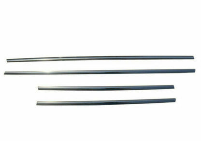MODANATURE ADESIVE TOYOTA RAV4 III CORNICI FINESTRINI CROMATE ACCIAIO INOX .