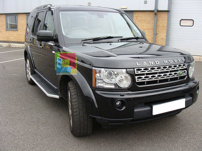 PEDANE LAND ROVER DISCOVERY 3 & 4 DAL 2004+ SOTTO PORTA LATERALI ANTI SCIVOLO .-