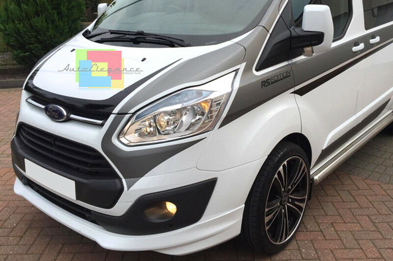 SOTTO PARAURTI ANTERIORE SPOILER RS DESIGN - FORD TRANSIT CUSTOM 2013 IN POI