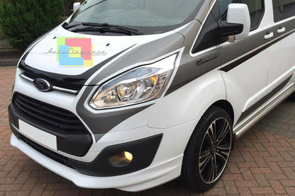 SOTTO PARAURTI ANTERIORE SPOILER RS DESIGN - FORD TRANSIT CUSTOM 2013 IN POI