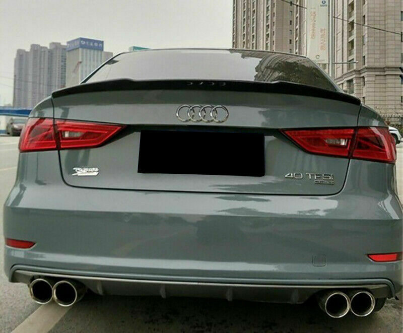 SPOILER POSTERIORE SUL COFANO S4 RS4 LOOK AUDI A4 B9 DAL 2015 IN POI BERLINA