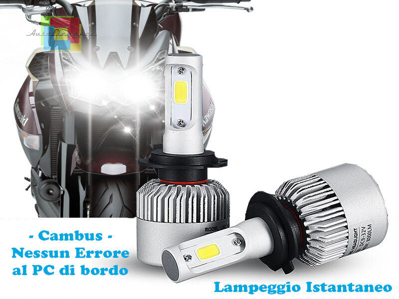 KAWASAKI Z1000 LAMPADE ANABBAGLIANTI ABBAGLIANTI LED LAMPEGGIO ISTANTANEO 6000K