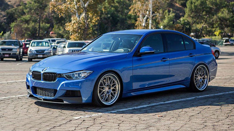 SPOILER SOTTO PARAURTI ANTERIORE M PERFORMANCE IN ABS BMW SERIE 3 F30 BERLINA