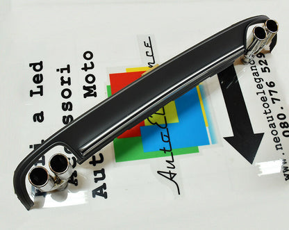 SOTTO PARAURTI AUDI A4 B8 8K 2012-2015 LIFT DIFFUSORE POSTERIORE S4 + TERMINALI