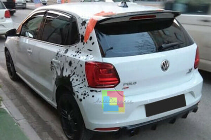 VW POLO 6R 2009-2014 SOTTO PARAURTI POSTERIORE DIFFUSORE ABS LOOK RLINE