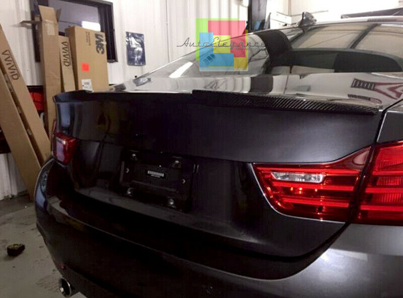 BMW SERIE 4 F32 COUPE 2013+ SPOILER POSTERIORE SUL COFANO ABS LOOK M4 CARBON AUTOELEGANCERICAMBI