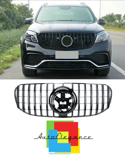 GRIGLIA ANTERIORE GLS X167 LOOK GT NERO LUCIDO TOTAL BLACK NEWS