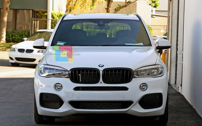 CALANDRA BMW X5 F15 2012 IN POI GRIGLIE ANTERIORI NERO LUCIDO CALANDRA LOOK M AUTOELEGANCERICAMBI