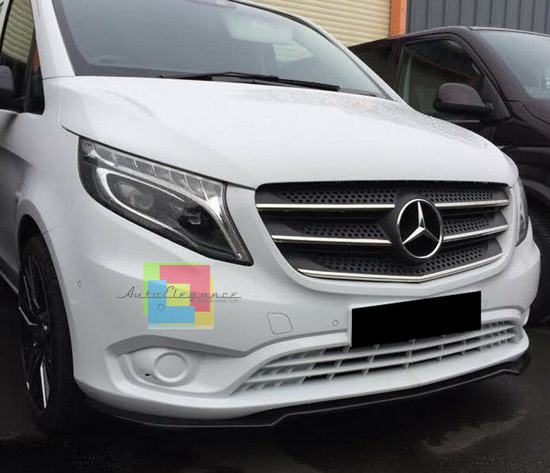 SPOILER SOTTO PARAURTI ANTERIORE PER MERCEDES VITO W447 MK3 2014 IN POI