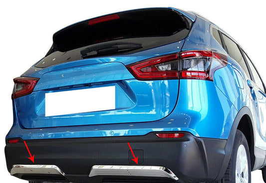 PIASTRE CROMATE DIFFUSORE COFANO POSTERIORE NISSAN QASHQAI 2017+ LIFT INOX
