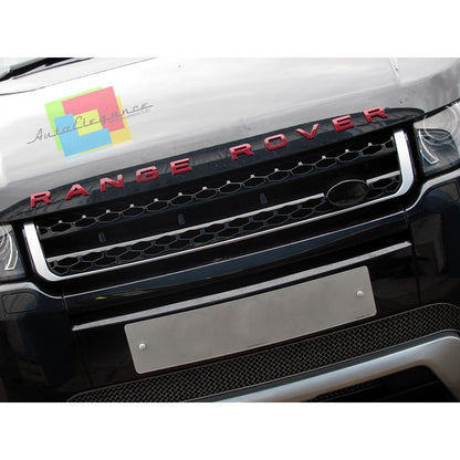 LAND ROVER RANGE ROVER EVOQUE 2011-2015 AUTOBIOGRAPHY LOOK FRONT GRILLE BLACK WITH SATIN EDGE 