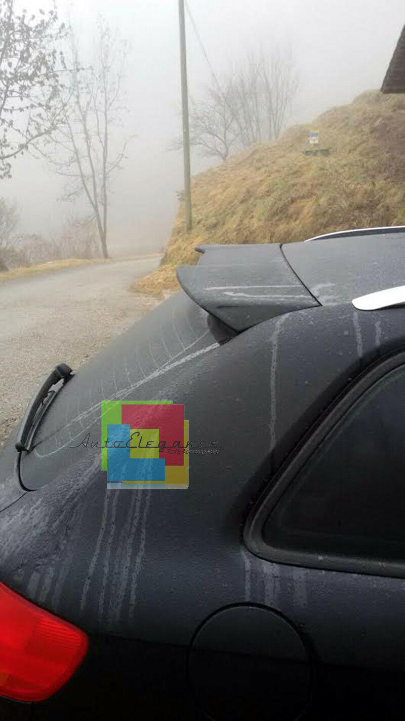 AUDI A3 8P 3 PORTE 2003-2012 SPOILER POSTERIOR ALETTONE SUL TETTO DESIGN RS3 AUTOELEGANCERICAMBI