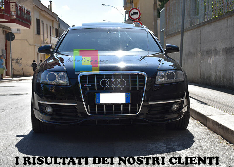SPOILER ANTERIORE AUDI A6 4F 04-08 AVANT BERLINA SOTTO PARAURTI LOOK SLINE S6