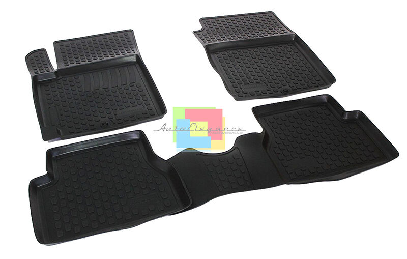 KIA PICANTO 2004-2011 SET TAPPETINI AUTO IN GOMMA - TAPPETI TOP QUALITA -1