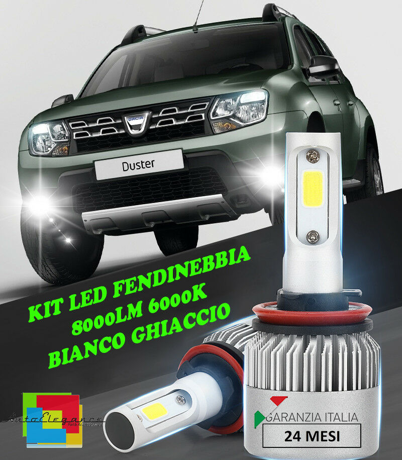CREE LED FOG LIGHTS DACIA DUSTER 2010+ CAMBUS ICE WHITE