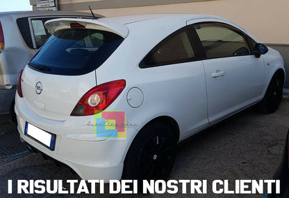 SPOILER POSTERIORE SUL TETTO - OPEL CORSA D 3 PORTE - LOOK SPORTIVO VXR ALETTONE
