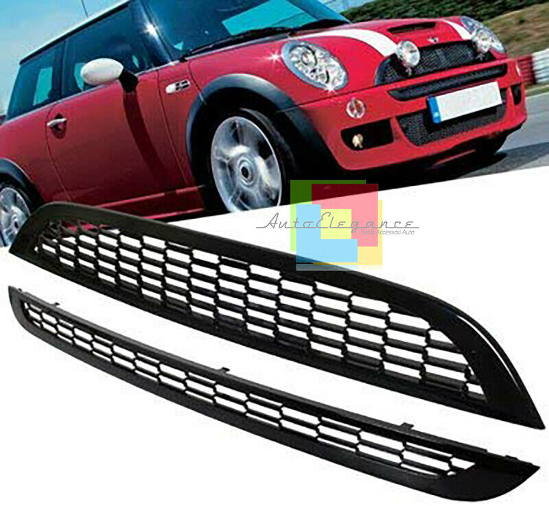 FRONT SPORT GRILLE MINI COOPER R50 R53 2001-2006 BLACK HONEYCOMB -.