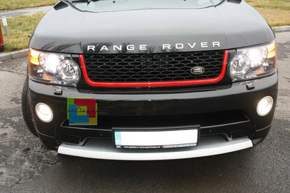 LAND ROVER RANGE ROVER SPORT 05-08 GRIGLIA ANTERIORE + LATERALI NERO / ROSSO