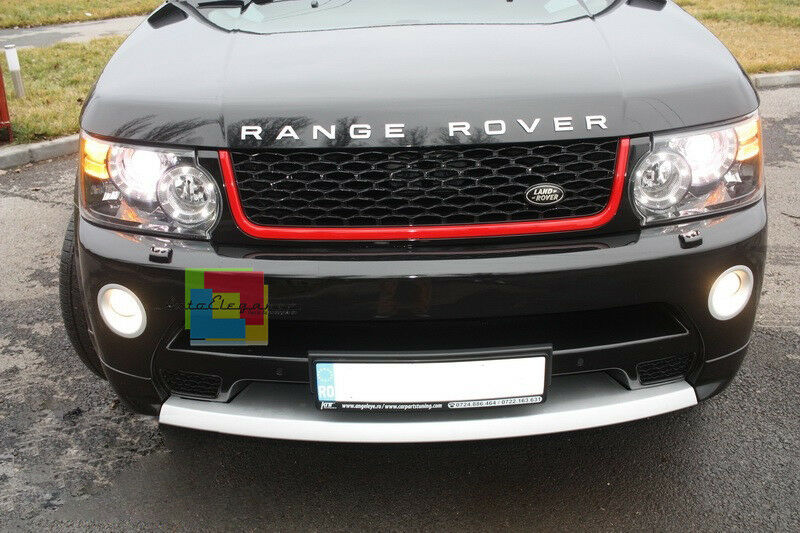 LAND ROVER RANGE ROVER SPORT 2010-2013 GRIGLIA ANTERIORE + LATERALI NERO / ROSSO
