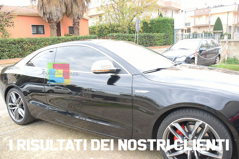 AUDI A5 S5 2007 - 2009 COPERTURE SATINATE SPECCHI - CALOTTE PER FRECCIA A LED AUTOELEGANCERICAMBI