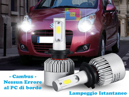 LAMPADE ANABBAGLIANTI ABBAGLIANTI A LED SUZUKI ALTO 2009+ LAMPEGGIO ISTANTANEO