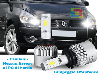 LED HIGH BEAM LAMPS RENAULT ESPACE 2003-2013 INSTANT CREE