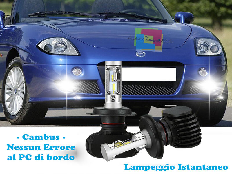 LAMPADE FENDINEBBIA LAMPEGGIO ISTANTANEO LED FIAT BARCHETTA 6000K CREE