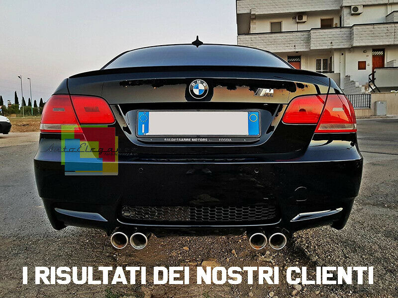 PARAURTI POSTERIORI DOPPIO SCARICO - BMW SERIE 3 E92 E93 2006-2010 DESIGN M3