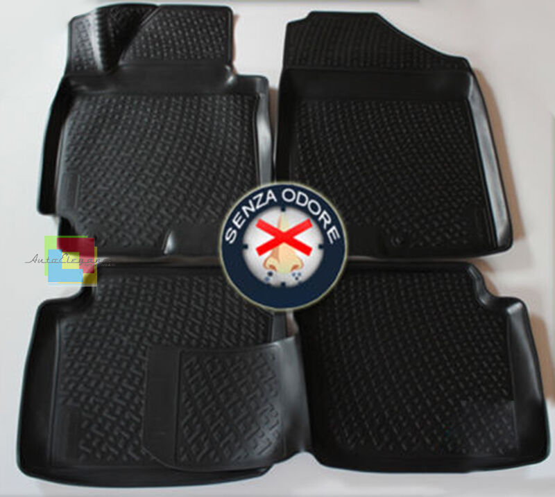 HYUNDAI ELANTRA 2011+ SET TAPPETINI AUTO IN GOMMA - TAPPETI TOP QUALITA -