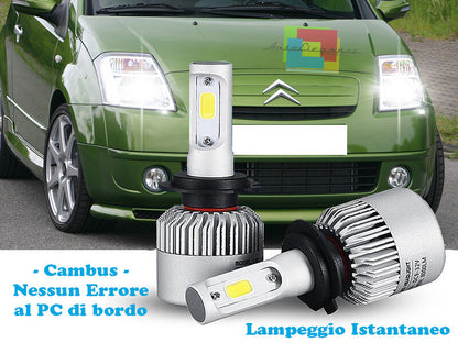 LAMPADE ABBAGLIANTI ANABBAGLIANTI LED CITROEN C2 ISTANTANEO CREE ---