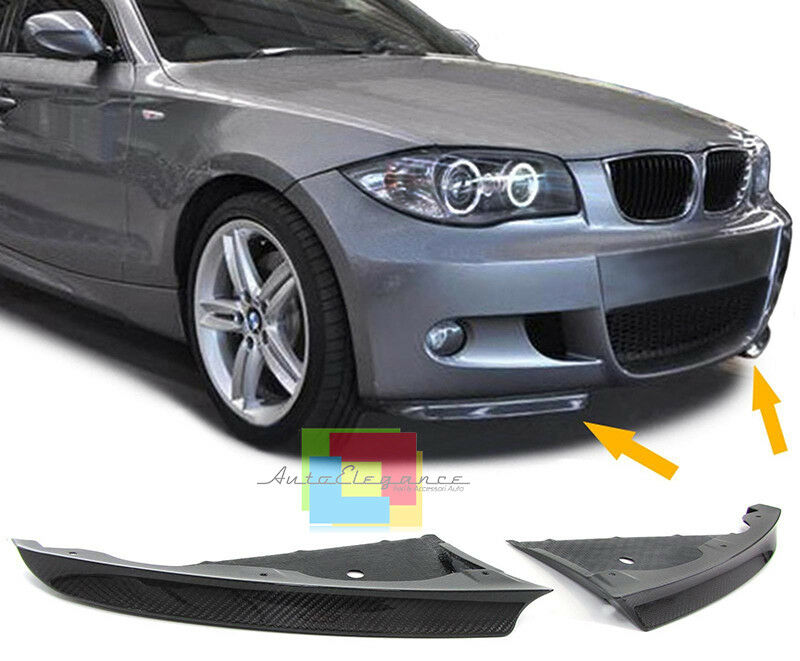 BMW E81 E87 2007-2010 - BAFFI CARBONIO SOTTO PARAURTI SOLO PER M-TECHNIK AUTOELEGANCERICAMBI