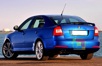SKODA OCTAVIA 2 2004-2013 BERLINA SPOILER POSTERIORE SUL COFANO - ALETTONE