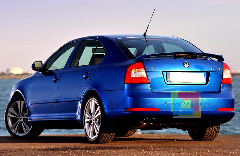 SPOILER POSTERIORE SUL COFANO SKODA OCTAVIA 2 2004-2013 BERLINA LOOK VRS