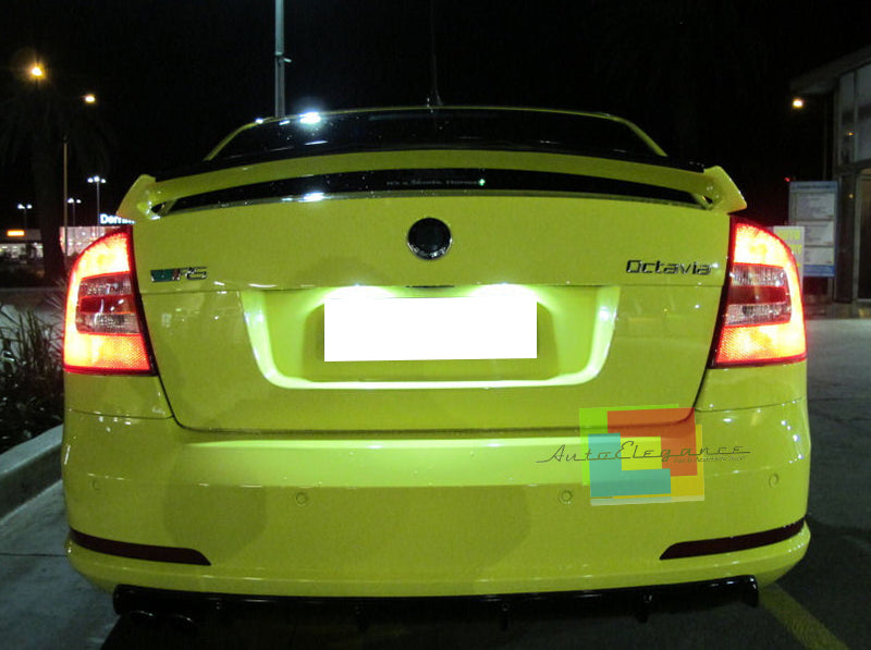 SKODA OCTAVIA 2 2004-2013 BERLINA SPOILER POSTERIORE SUL COFANO - ALETTONE