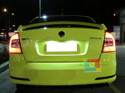 SKODA OCTAVIA 2 2004-2013 BERLINA SPOILER POSTERIORE SUL COFANO - ALETTONE