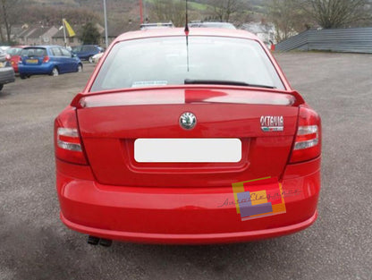 SPOILER POSTERIORE SUL COFANO SKODA OCTAVIA 2 2004-2013 BERLINA LOOK VRS