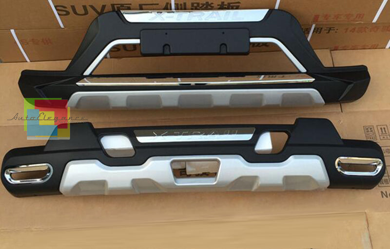 SOTTO PARAURTI ANTERIORE + POSTERIORE PER NISSAN X-TRAIL 2014-2016