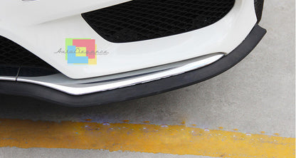 SOTTO PARAURTI BMW SERIE 5 F10 F11 2010+ ANTERIORE IN GOMMA ADESIVO