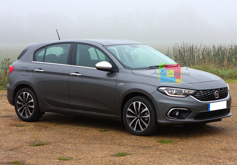 COVER ADESIVE SPECCHI FIAT TIPO 2015+ SPECCHIETTI RETROVISORI CROMATI AUTOELEGANCERICAMBI