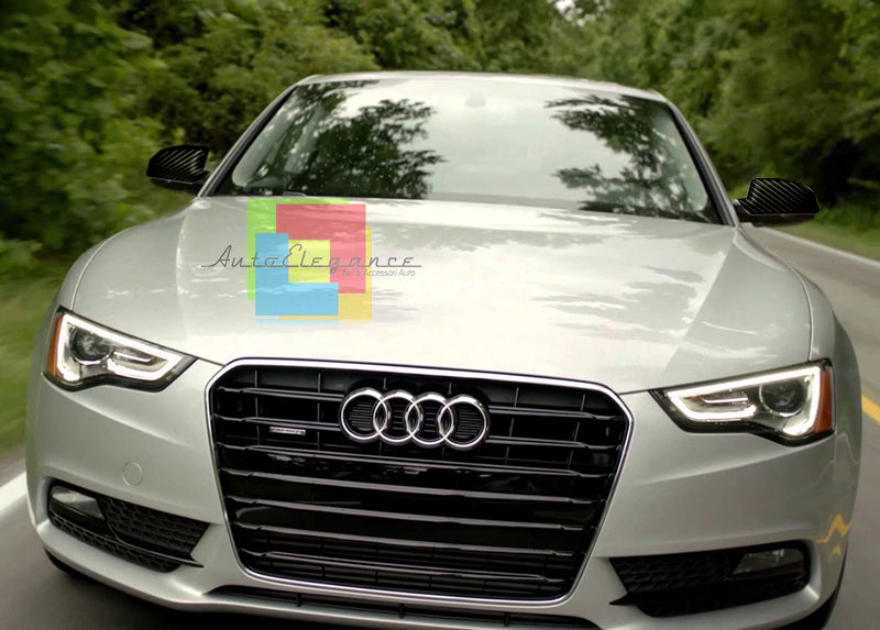 COPERTURE CARBON SPECCHI - CALOTTE AUDI A4 B8 2012-2015 LIFT AVANT BERLINA .-. AUTOELEGANCERICAMBI
