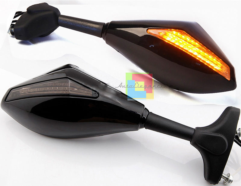 SPECCHI RETROVISORI LATERALI MOTO CON FRECCIA LED Suzuki GSXR750 2011-2012