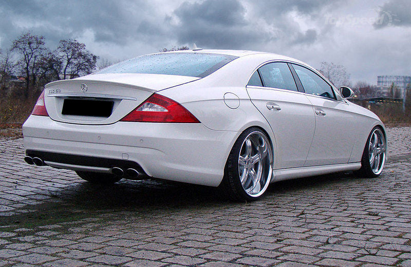 MERCEDES CLS W219 REAR SPOILER ON THE HOOD IN ABS AMG LOOK