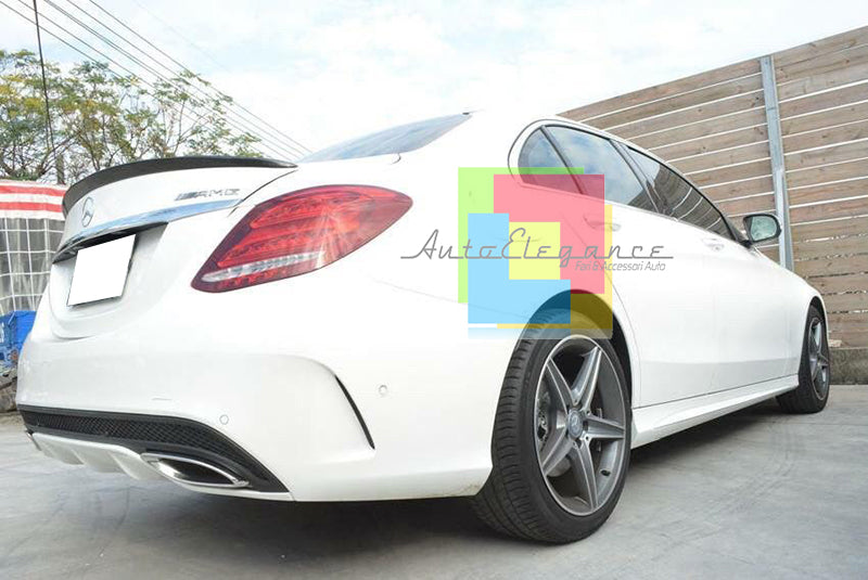 MERCEDES C-CLASS W205 2014+ REAR SPOILER ON THE HOOD