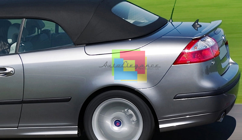SPOILER SUL COFANO POSTERIORE SAAB 9-3 2002-2012 CABRIOLET LOOK SPORTIVO