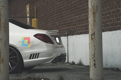 MERCEDES S-CLASS W222 2014+ REAR SPOILER ON THE HOOD AMG LOOK