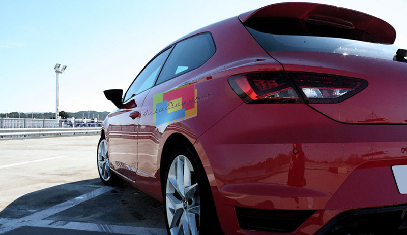 ALETTONE SUL TETTO SEAT LEON SC MK3 5F 3 PORTE 2012+ SPOILER LUNOTTO POSTERIORE AUTOELEGANCERICAMBI