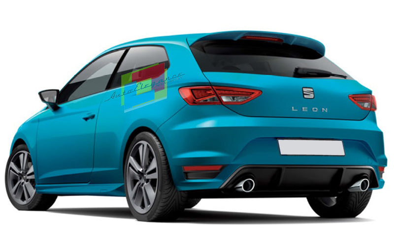 ALETTONE SUL TETTO SEAT LEON SC MK3 5F 3 PORTE 2012+ SPOILER LUNOTTO POSTERIORE AUTOELEGANCERICAMBI